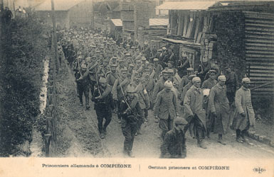 Prisonniers Allemands à Compiègne