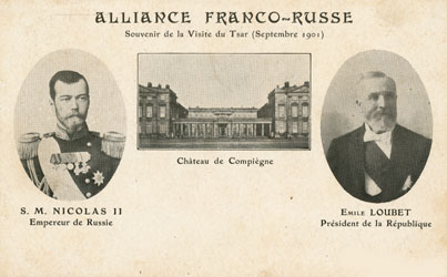 Alliance Franco - Russe Compiègne 1901