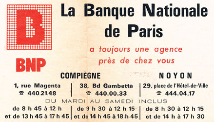 Banque Nationale de Paris Compiègne
