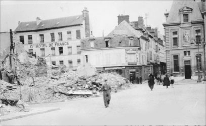 Bombardements Hotel de Ville Saint-Corneille Compiègne 1940