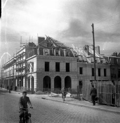 Reconstruction rue Solferino Compiegne 1950