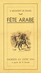 Fête arabe Compiègne 1934