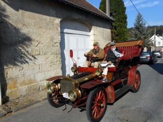 Automobile Clément Bayard de 1905 numéro 38 du participant britannique Geoffrey Crabtree