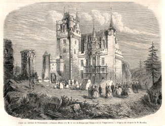 Chateau de Pierrefonds 1861