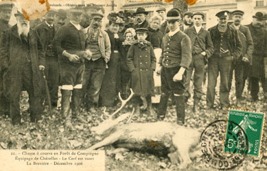 La chasse à courre à la Brevière 1906