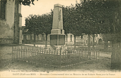Monument Commémoratif de Saint-Jean-aux-Bois