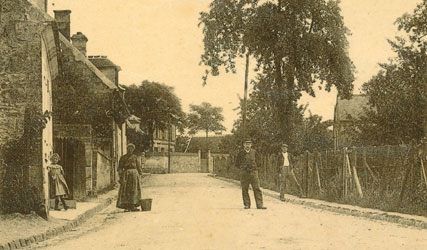 La rue principale de Saint-Jean aux Bois