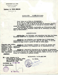 Arrêté municipal sur les baignades en 1969