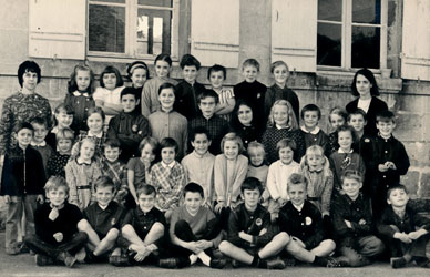 La classe de l'école Communale en 1968 Vieux-Moulin