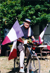 Le concours de vélos fleuris Vieux-Moulin 1996