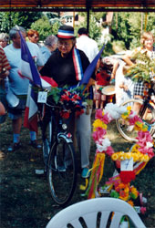 Concours de vélos fleuris Vieux-Moulin 1996