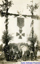 Commemoration des morts de la guerre 14-18 Vieux-Moulin Oise