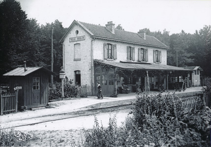 La gare de Vieux-Moulin en 1907