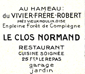 Cafe Restaurant Le Clos Normand Vieux-Moulin Oise