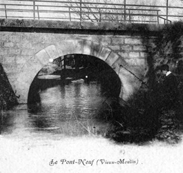 Le pont sur le ru de Berne Vieux-Moulin