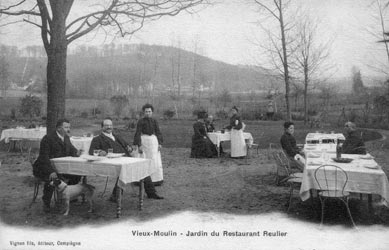 Les jardins Hôtel Reulier Vieux-Moulin Oise