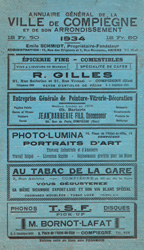 Annuaire Arrondissement de Compiègne 1934